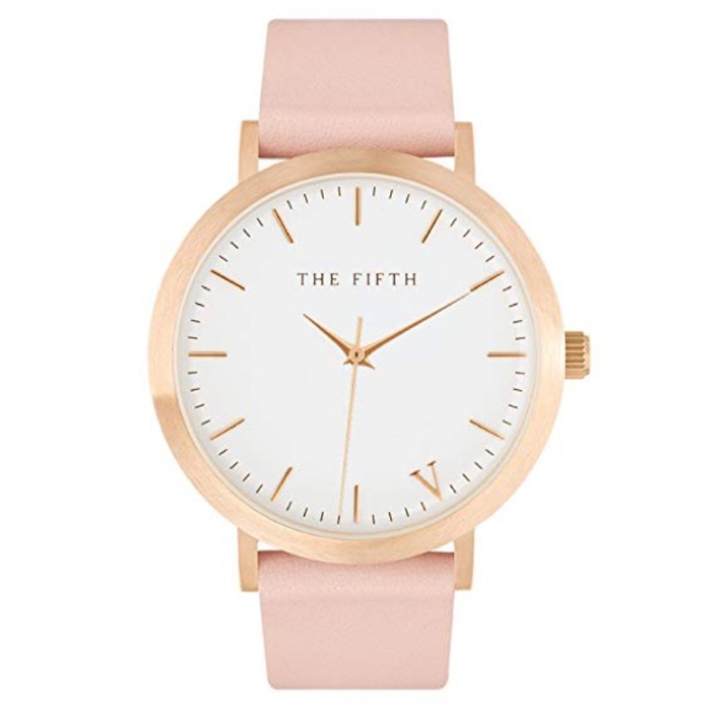 WORN ONCE- The Fifth Rose Gold & Peach Watch